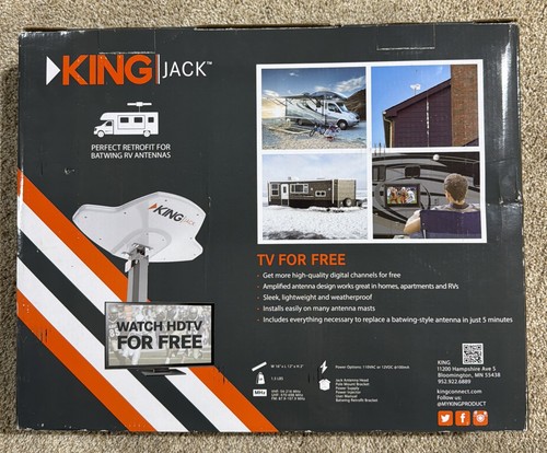 King jack hdtv antenna - king,