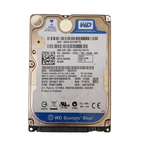 Western digital wd2500bevt - |, |