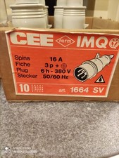 PRESA O CONNETTORE SCAME 7 pezzi 16A 3P+T 6h 380V 50/60Hz