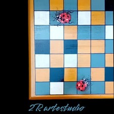 tavolo antico ,dipinto a mano,restyling