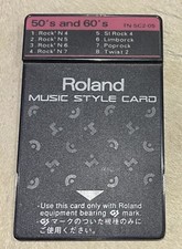 Roland style card TN-SC2-05 series - 50’s & 60’s