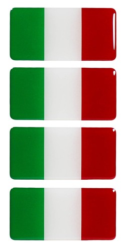 Bandiere italia set adesivi - bandiere,