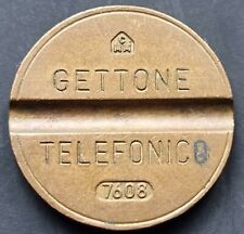 GETTONE TELEFONICO REPUBBLICA ITALIANA NUMERO 7608 DITTA "CCM" NUMERI GRANDI?