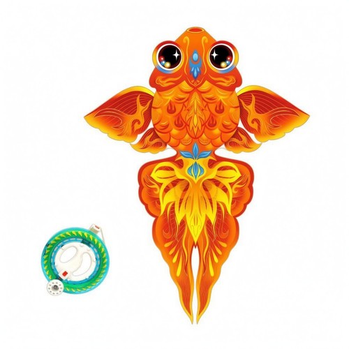 Aquilone carpa koi colorato - aquilone,