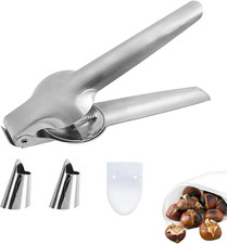 Tagliacastagne, Tagliacastagne in Acciaio Inox Pinze per Castagne Coltello Tagli