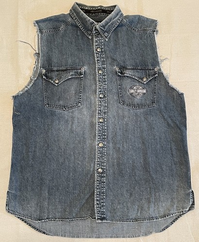 Harley davidson gilet denim - harley-davidson,