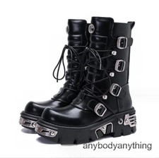 Stivali uomo donna rock unisex