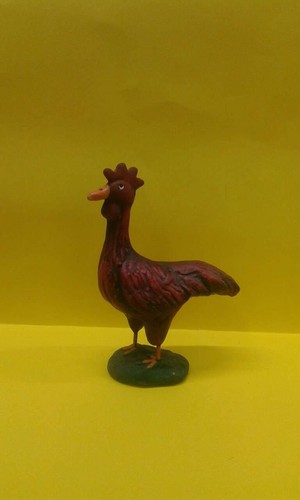 Gallo terracotta adatta - gallo,