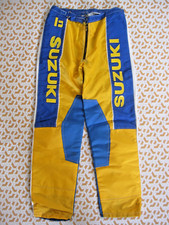 Pantalon Suzuki moto cross vintage Baja made in Scotland 80'S enfant - 76 cm / S