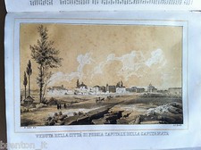 FOGGIA CAPITANATA CIRELLI REGNO DELLE DUE SICILIE RARISSIMA VEDUTA