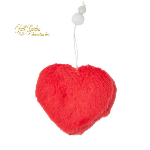 Cuore pelliccia morbido - pelliccia, regalo