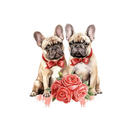 Adesivi auto bulldog francese - adesivi,