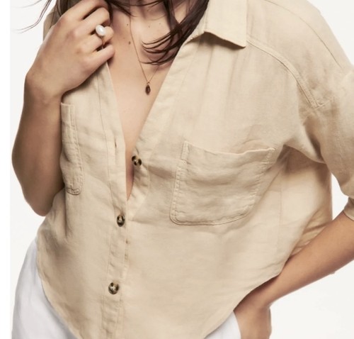 Camicia zara 100 lino - camicia, 100%