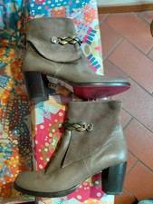 Stivaletto Picari Numero 37 Pelle E Camoscio Tortora