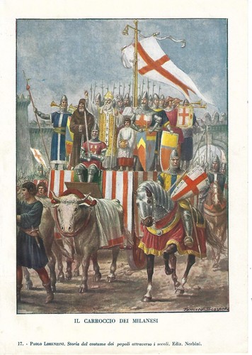 Stampa antica carroccio di - stampa,