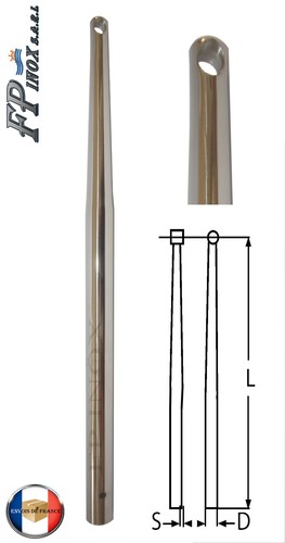 Chandelier longueur 462mm inox - chandelier,