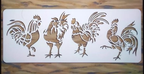 Grande polli stencil - -,