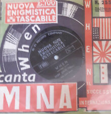 MINA AKA BABY GATE DISCO 45 GIRI FLEXI WHEN - SETTIMANA ENIGMISTICA TASCABILE
