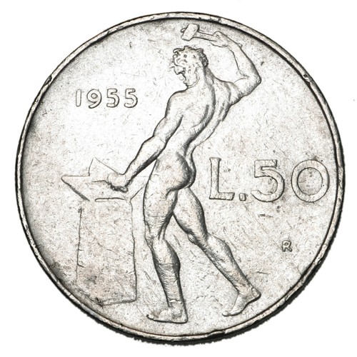 Italia repubblica lire - 50, 1955
