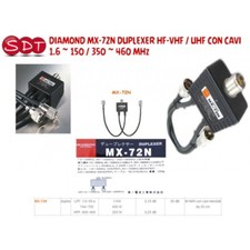DIAMOND MX-72N DUPLEXER HF-VHF