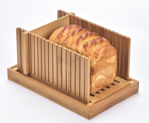 Affettatrice pane bambù guida - bambù,