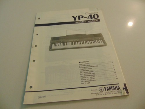 Yamaha clavinova 40 - yamaha,