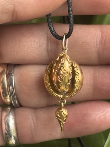 Ciondolo vittoriano oro ct - ciondolo, 15