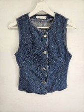 ZARA Denim Vest Blue Jean
