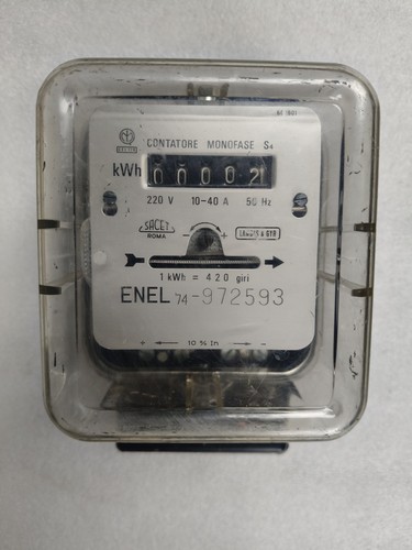 Contatore elettrico monofase - contatore,