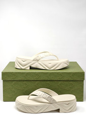 Gucci sandali bianchi plateau