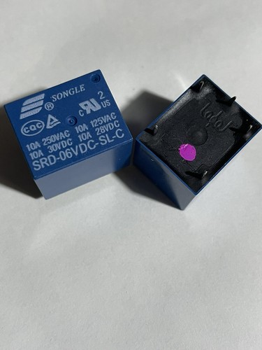 1pezzo 10a 250vac - 6v,