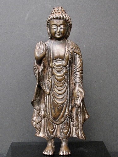 Antico budda bronzo cinese - bronzo,