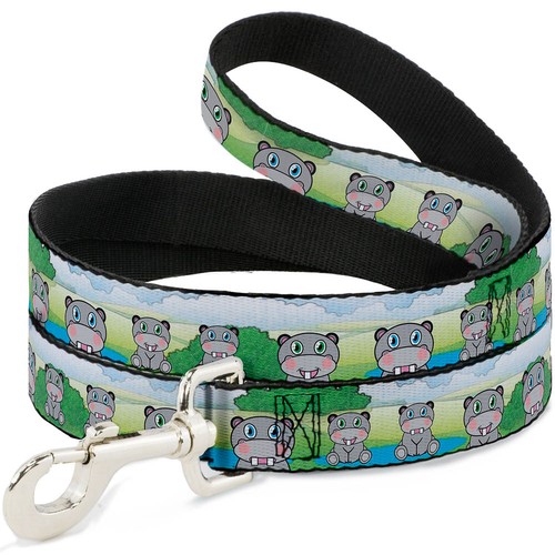 Dog leash feet hippo - 6-feet,