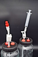 Mushroom Liquid Culture / Funghi Coltura Liquida Bicchieri 2x700 ml - Luer-Lock System