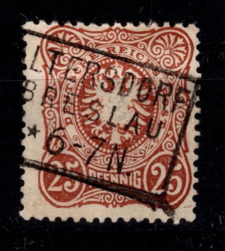 Impero tedesco timbrato - tedesco, b
