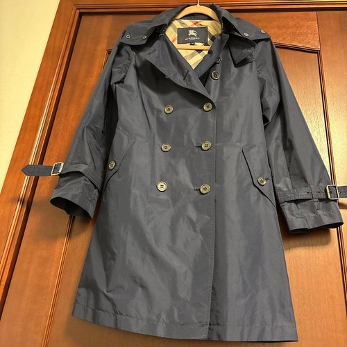 Burberry navy trench - navy, coat