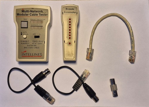 Tester per cavi rete rj45 - tester,
