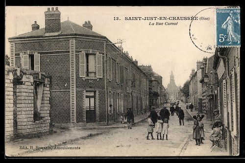 Cpa saint just chaussée - cpa, saint-just-en-chaussée
