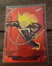 Ghost Rider 2024 Skybox Marvel Metal Universe Avengers PMG Rosso /100 #84 SP