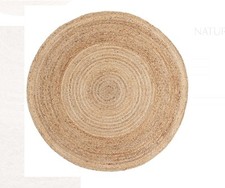 Tappeto JUTA CIRCLE NATURAL 120X120 ( Galleriafarah1970 )
