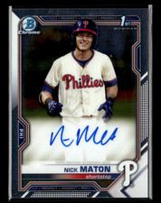 Nick Maton 2021 Bowman Chrome