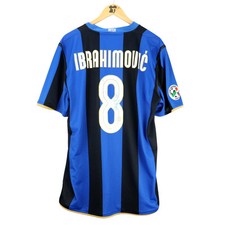 2008-09 Inter Maglia #8 Ibrahimovic Autografata Nike XL (Top)  SHIRT MAILLOT TRI