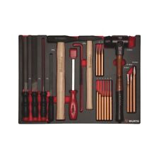 Set Martelli Lime Cacciaspine Tappetino per Carrello Officina - WÜRTH 0965905929