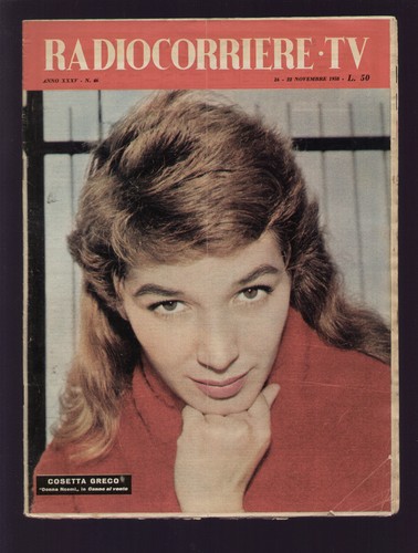 Radiocorriere 1958 cosetta - radiocorriere,