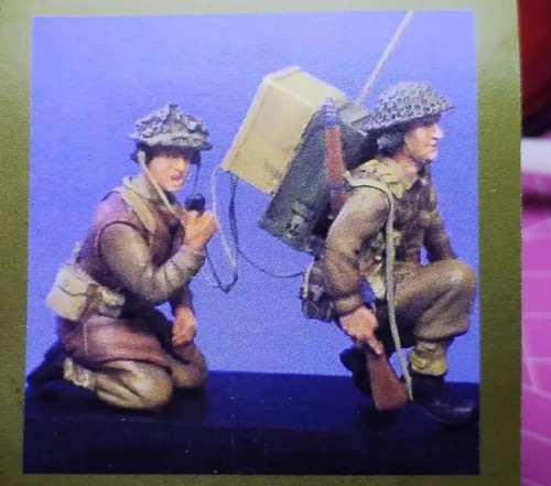 Wwii fanteria radio team - 1/35,