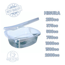 100 Clear Plastic Food Trays