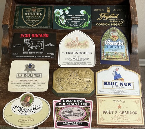 Lotto etichette vino - , vintage