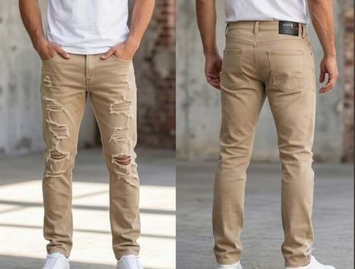 Jeans moto uomo cotone - moto,