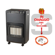 Stufa A Gas Gpl Infrarossi 4200 W 3 Livelli Di Potenza Riscalda Fino A 80 MQ