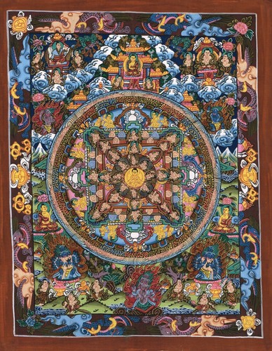 Nepal thangka pittura lord - thangka,
